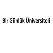 bir günlük üniversiteli