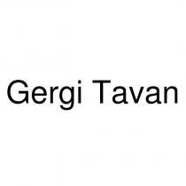 gergi tavan