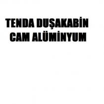 tenda duşakabin cam alüminyum