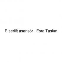 e-serlift asansör - esra taşkın