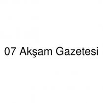 07 akşam gazetesi