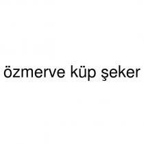 özmerve küp şeker