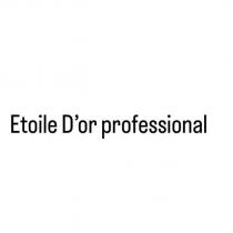 etoile d'or professional