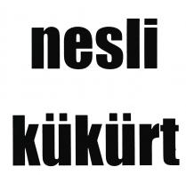 nesli kükürt