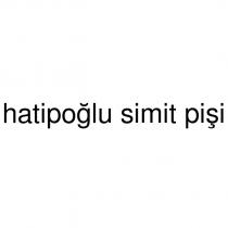hatipoğlu simit pişi