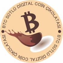 btc sütlü digital coin çikolata