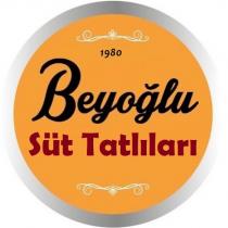 beyoğlu süt tatlıları 1980