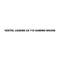 vestel legend ld 715 gaming mouse
