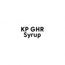 kp ghr syrup
