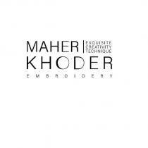 maher khoder embroidery exquisıte creativity technique