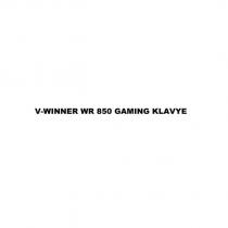 v-winner wr 850 gaming klavye