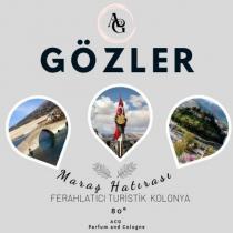 ag gözler maraş hatırası ferahlatıcı turistik kolonya