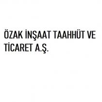 özak inşaat taahhüt ve ticaret a.ş