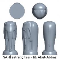 şahı satranç taşı - fil: Abul-Abbas