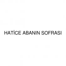 hatice abanın sofrası