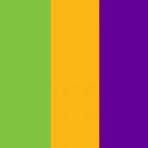 renk markası Renk Markası Pantone 368 C HEX: #81C242, Pantone 1235 C HEX: #FCB714, Pantone 2597 HEX:#660099C