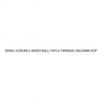 sınırlı sorumlu anzer ballı yayla tarimsal kalkınma kop