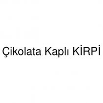 çikolata kaplı kirpi