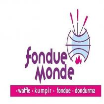 fondue monde waffle kumpir fondue dondurma