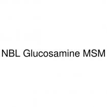 nbl glucosamine msm