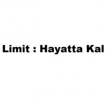limit : hayatta kal