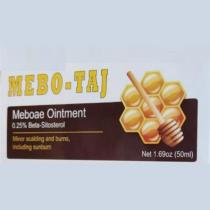 mebo-taj meboae ointment 0.25% beta sitosterol minor scalding and burns induding sunburn