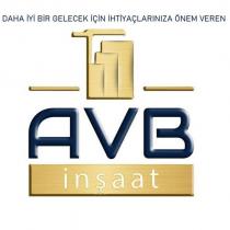 daha iyi bir gelecek için ihtiyaçlarınıza önem veren avb inşaat