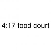 4:17 food court