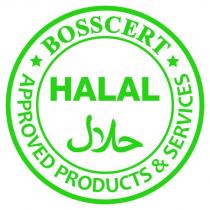bosscert approved products&services halal