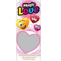 magic love renkli şeker kaplı kokolin draje colored sugar coated compound dragee