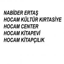 nabider ertaş hocam kültür kırtasiye hocam center hocam kitapevi hocam kitapçılık