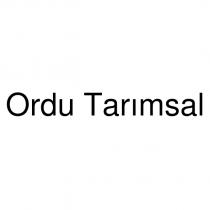 ordu tarımsal