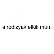 afrodizyak etkili mum