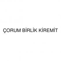 çorum birlik kiremit