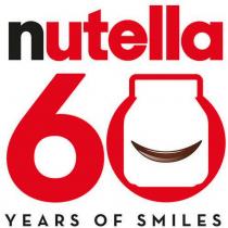 nutella 60 years of smiles