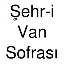 şehr-i van sofrası