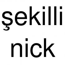 şekilli nick