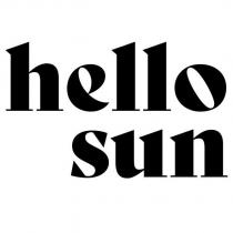 hello sun