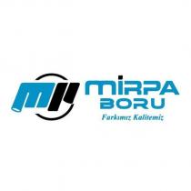mirpa boru farkımız kalitemiz