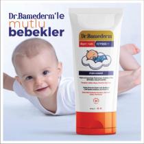 dr.bamederm'le mutlu bebekler diaper rash cream pişik kremi pişik ve kızarıklığı önlemeye yardımcı olur bitkisel özler içerir paraben alkol boya parfüm içermez helps prevent rash and redness contains herbal extracts
