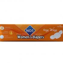no . 1 womens diapers large wings 10 pads