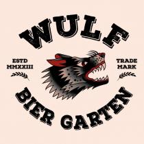 wulf bier garten estd mmxxııı trade mark