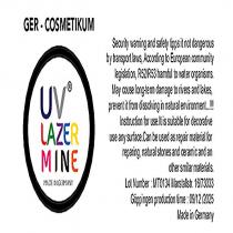 ger-cosmetikum uv lazer mine made in germany