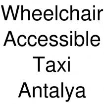 wheelchair accessible taxi antalya