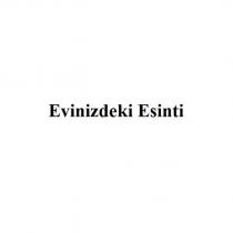 evinizdeki esinti