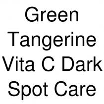 green tangerine vita c dark spot care