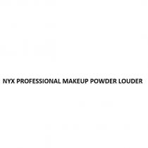 nyx professional makeup powder louder