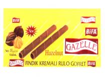 bifa gazelle fındık kremalı rulo gofret