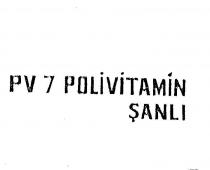 pv 7 polivitamin şanli