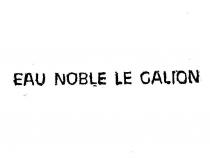 eau noble le galion